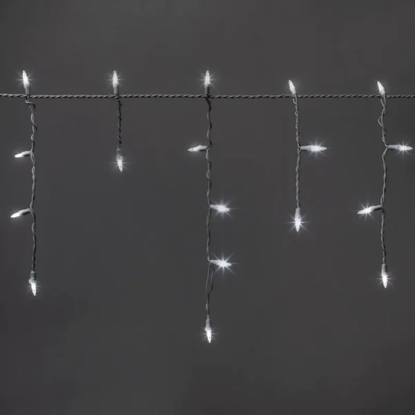Wondershop LED Cool with White Wire Christmas Icicle Lights | Target
