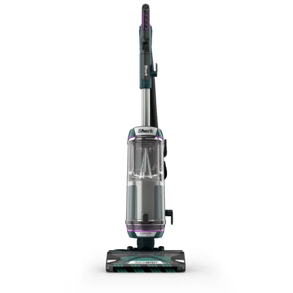 Shark POWERDETECT Upright Vacuum, Pet - Friendly, Two Brushroll System, Powerful Suction, Duoclean Detect, Self - Cleaning Brushroll, Odor Neutralizer, LED Lights, AZ4000 Black/Teal