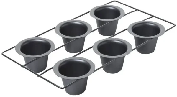 Chicago Metallic 6 Cup Popover Pan