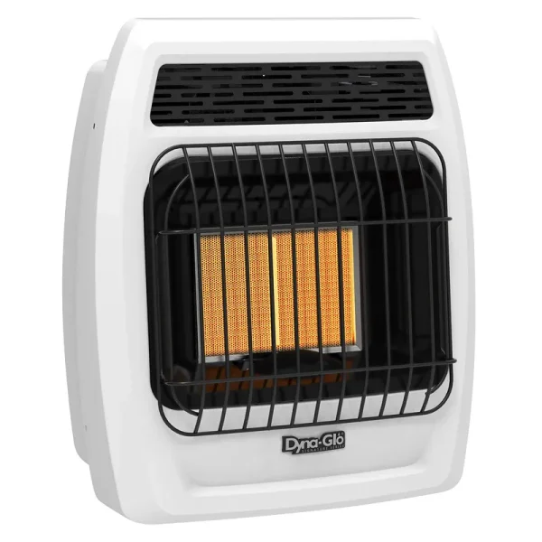 Dyna-Glo IRSS12NGT-2N 12,000 BTU Natural GAS Infrared Vent Free Thermostatic Wall Heater