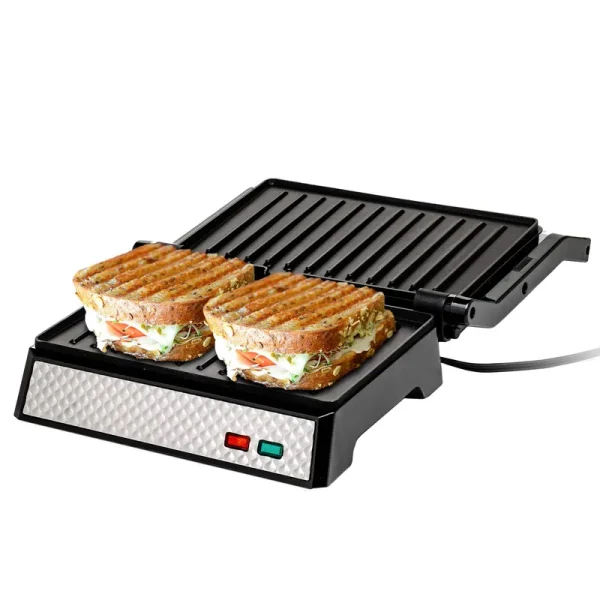Ovente 2-Slice Electric Panini Press Grill and Gourmet Sandwich Maker