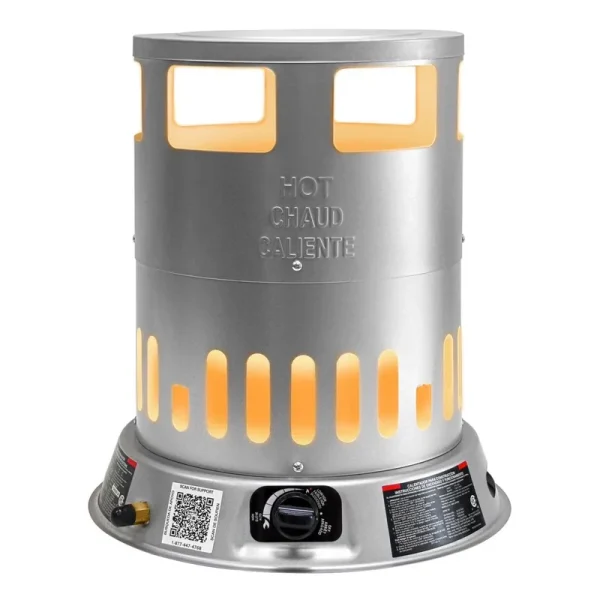 Dura Heat Portable Convection Style LP Gas Heater, 2000 Sq Ft Coverage