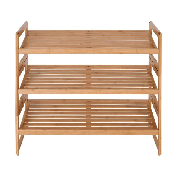 Better Homes & Gardens Bamboo 3 Tier Shoe Rack