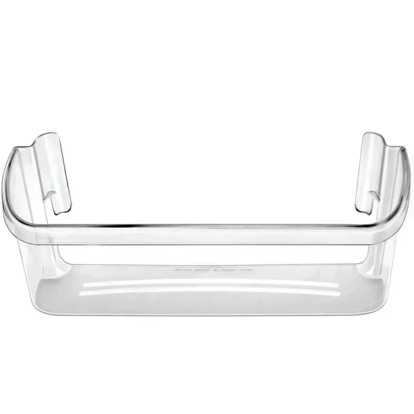 240323002 Refrigerator Door Bin Shelf Compatible with Frigidaire or Electrolux, Bottom 2 Shelves on Refrigerator Side, Single Unit, Clear, Replaces