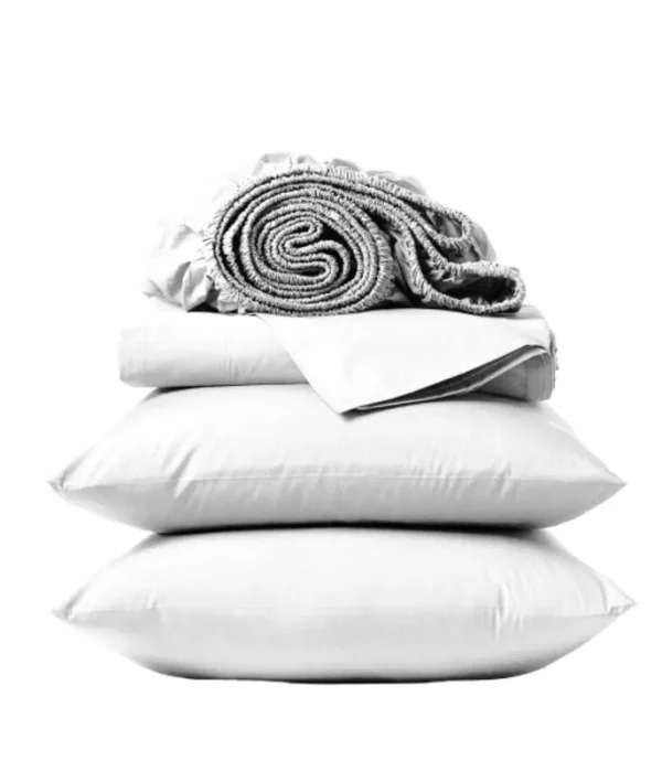 Full 400 Thread Count Ultimate Percale Cotton Solid Sheet Set White - Purity Home
