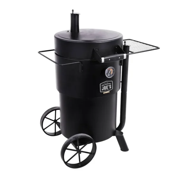 Oklahoma Joe's Bronco Charcoal Drum Smoker, Black