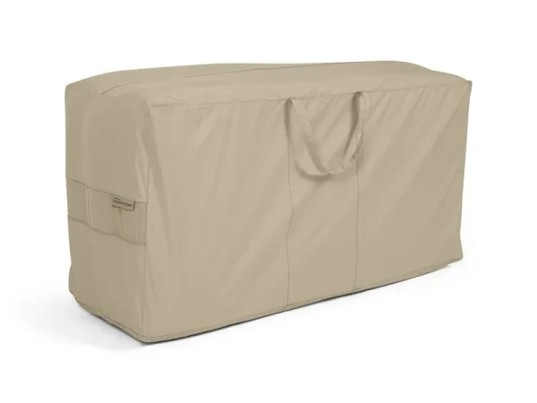 Covermates Cushion Storage Bag - Weather Resistant POLYESTER, Weather Resistant, Water Resistant Zipper, Cover Accessories-Khaki