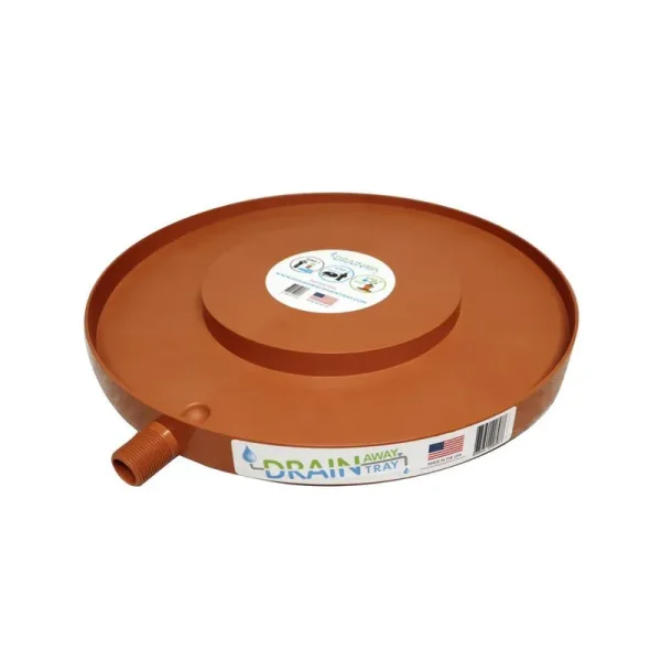Drain Away Tray Drain Tray (12 inch, Terra Cotta)