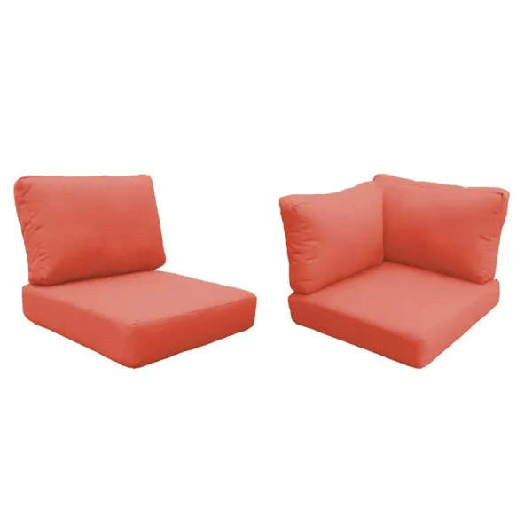 Tegan Indoor/Outdoor Cushion Cover Sol 72 Outdoor Fabric: Tangerine
