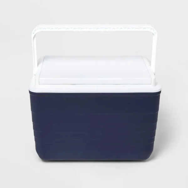 Hardside Cooler 12 Cans/10qt Navy - Sun Squad