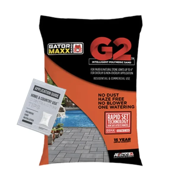 Gator Maxx G2 Intelligent Polymeric Sand (Beige) 50 lb BG with Professional Contractor Tip