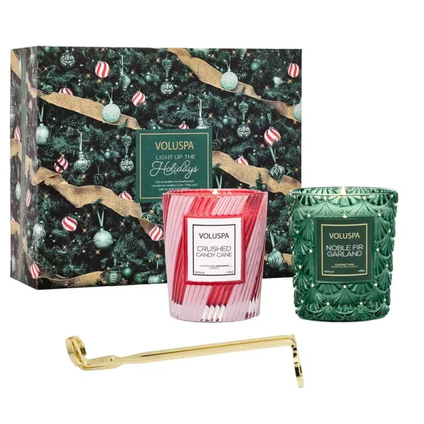 Voluspa Light Up The Holidays Candle Set