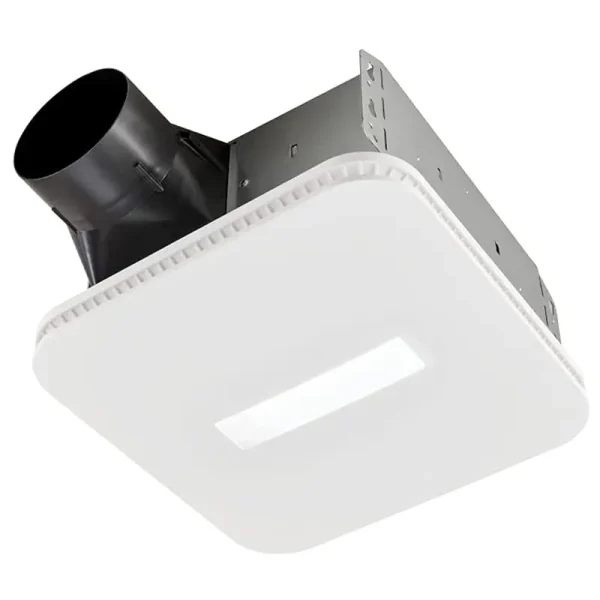 Broan AER110CCTK 110 CFM Bathroom Exhaust Fan with CCT LED Light CleanCover Grille, Energy Star