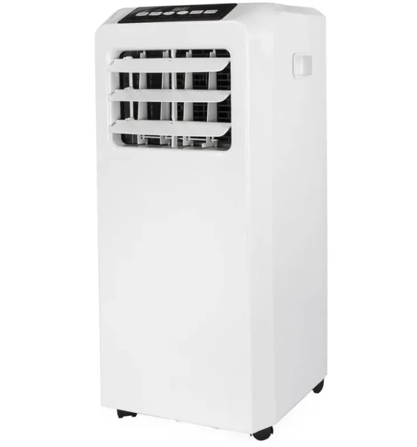 Barton 8,000 BTU Portable Air Conditioner Dehumidifier Fan A/C Cooling with Remote Control Kit, Size: 8000 BTU, White