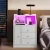 White with LED Light