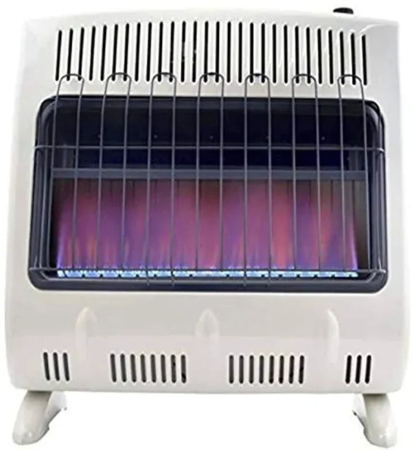 Mr. Heater F299731 30,000 BTU Vent Free Blue Flame Natural Gas Heater - White