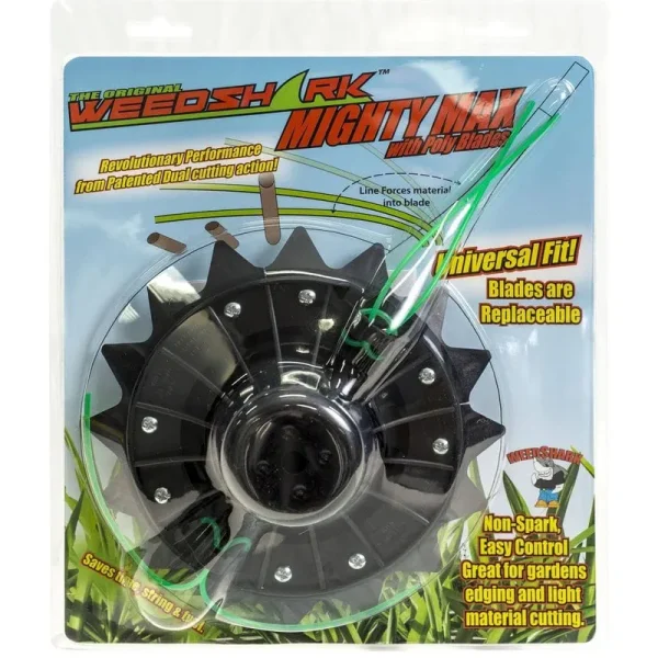 WeedShark 78221 - Trimmer Head with Poly Blades