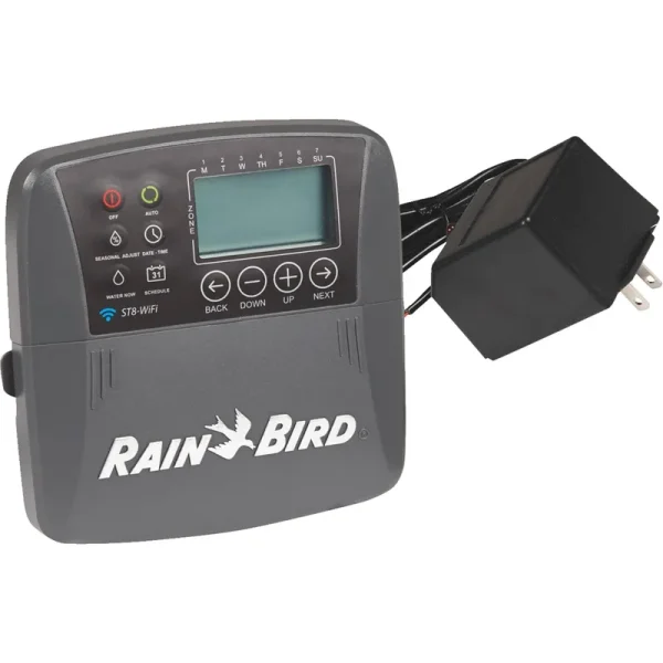 Rain Bird ST8I-2.0 WiFi Smart Irrigation 8-Zone Indoor Timer