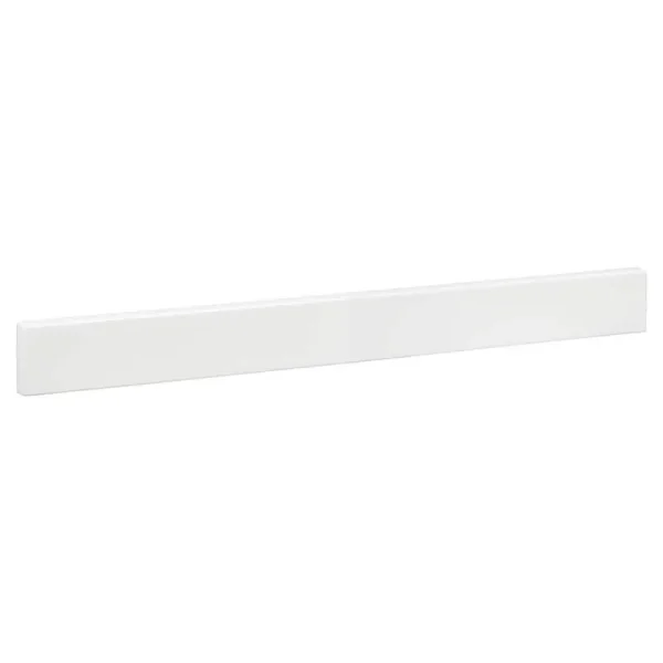 24-1/2 in. Cultured Marble Backsplash in White