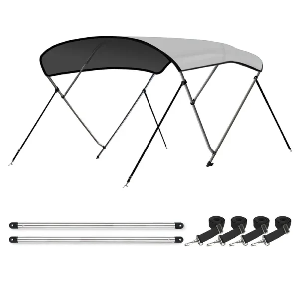 Leader Accessories 3 Bow Bimini Top Boat Cover Includes Mounting Hardw