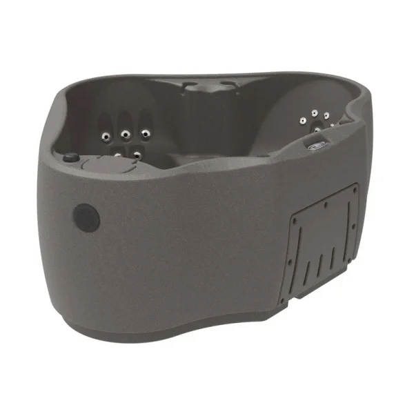AquaRest Spas, Powered by Jacuzzi Pumps AR-300 Select 2- Person 20 - Jet- Plug and Play Hot Tub w/LED Waterfall - Keystone, Gray