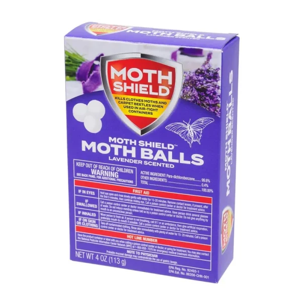 Moth Shield 4 oz. Moth Balls Lavender Scent