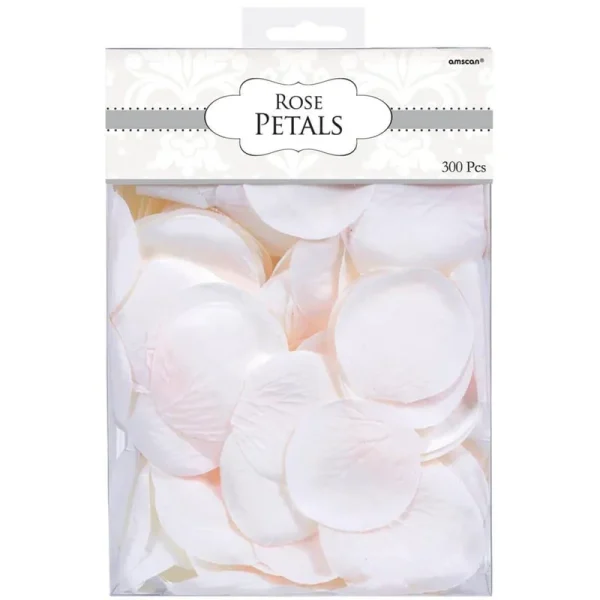 Rose Flower Petals - White