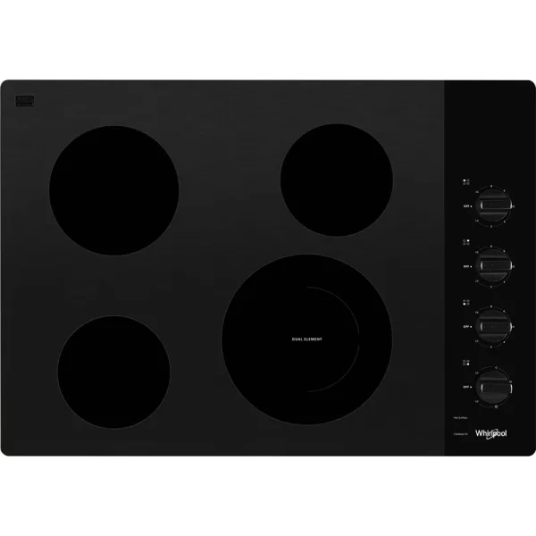 Whirlpool WCE55US0HB 30" Electric Cooktop - Black