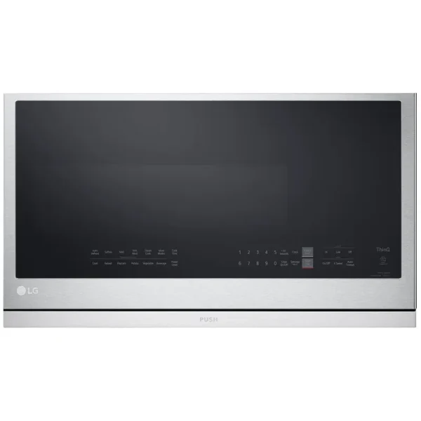 LG 2.1 Cu ft Over The Range Microwave - Stainless Steel