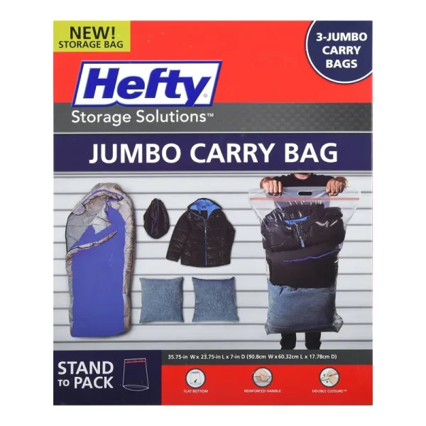 Hefty Carry Bags 3 Jumbo