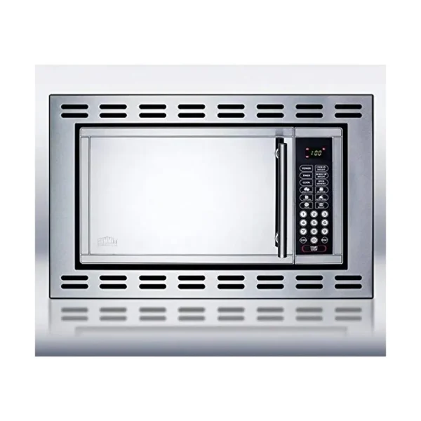 Summit OTR24 24 inch Wide 0.9 Cu. ft. 900 Watt Built-In Microwave Stainless Steel