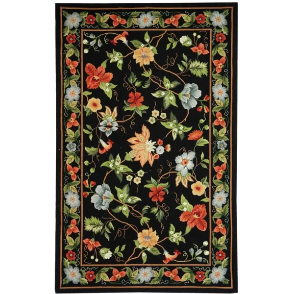 Safavieh Chelsea HK311A Area Rug - Black, Size: 6 x 9 ft.