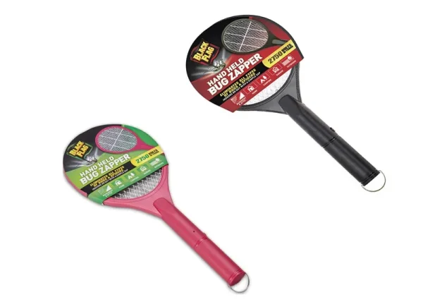 Black Flag Handheld Bug Zapper - 2-Pack 1 Black and 1 Pink