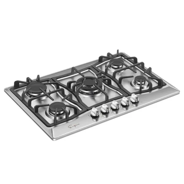 Empava Built-In 30 in. GAS Cooktop in Stainless Steel- 5 Sealed Burners