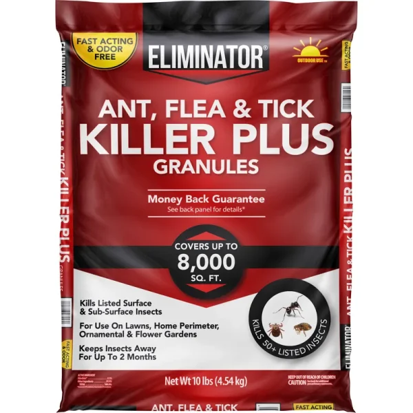 Eliminator Ant, Flea & Tick Killer Plus Granules, 10lb