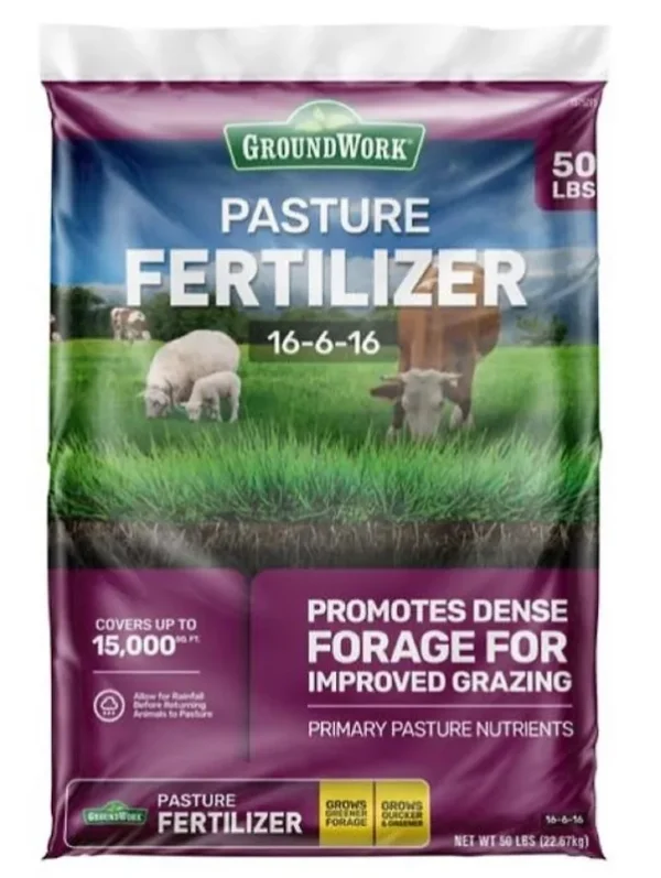 Groundwork 100525067 Pasture Fertilizer 15,000 sq. ft. 16-6-16
