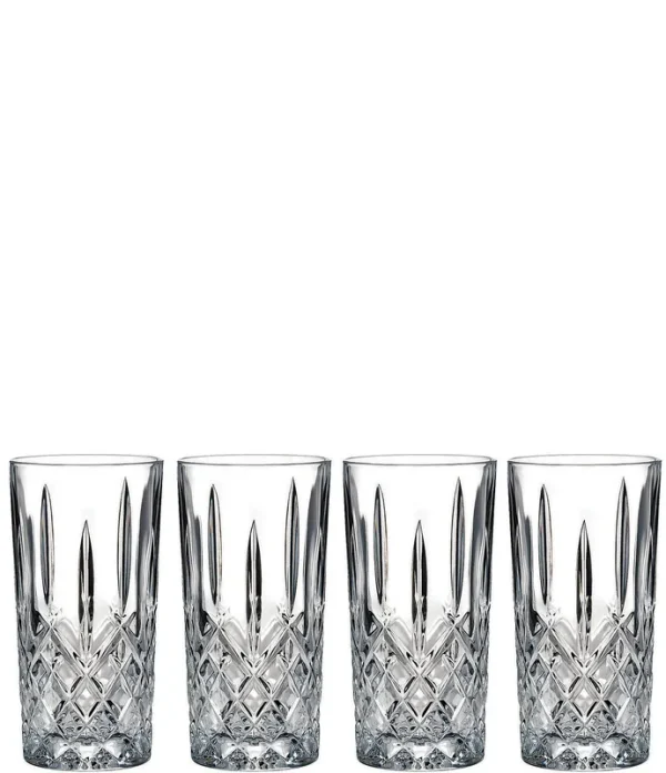 Marquis by Waterford Markham Traditional Crystal Highball Glass - 4 count, 13 oz