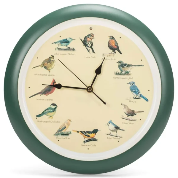 Mark Feldstein Original 13 inch Singing Bird Clock Anniv Edition