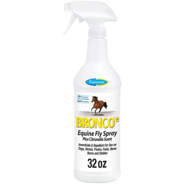 Farnam Bronco-e Equine Fly Spray 32 oz