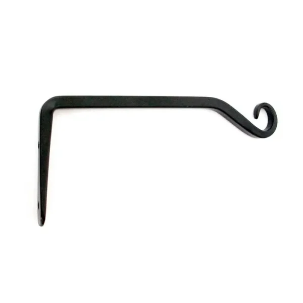 Style Selections 7" Black LWP013 Model Steel Plant Hook - Each