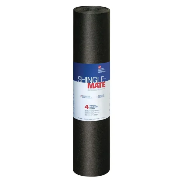 GAF Shingle-Mate Roof Deck Protection Underlayment Roll, 36 in. x 144 ft. (432 sq. ft., 4 Squares)