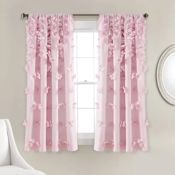Lush Decor Riley Window Panel Lilac / 63" x 54"