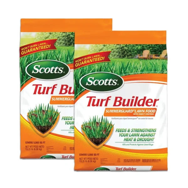 Scotts Turf Builder SummerGuard Lawn Food with Insect Control 13.35 lb. 2-Pack
