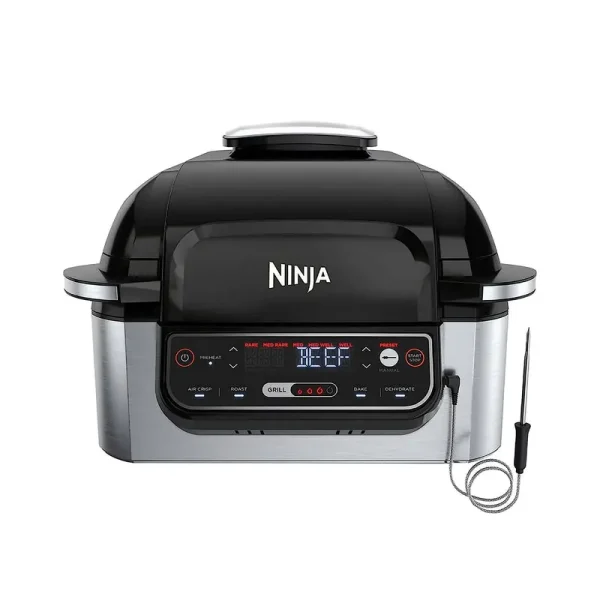 Ninja Foodi 5-in-1 Indoor Grill 4-Quart Air Fryer with Roast Bake Dehydrate