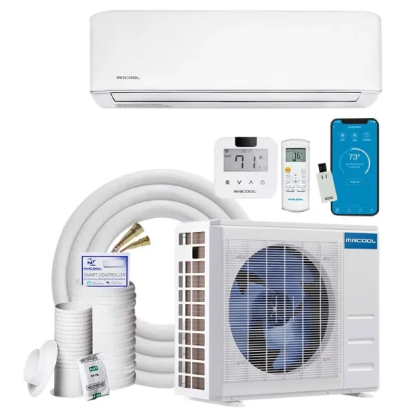 MRCOOL E Star DIY 3rd Gen 12K BTU 22 SEER Ductless Mini-Split Heat Pump 115V/60Hz - DIY-12-HP-115B