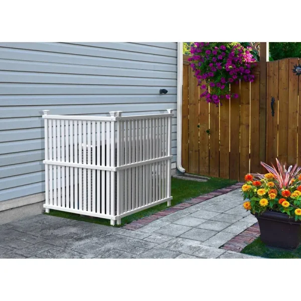 Wilmington Vinyl Privacy Screen 36in x 48in (2 Pack), White