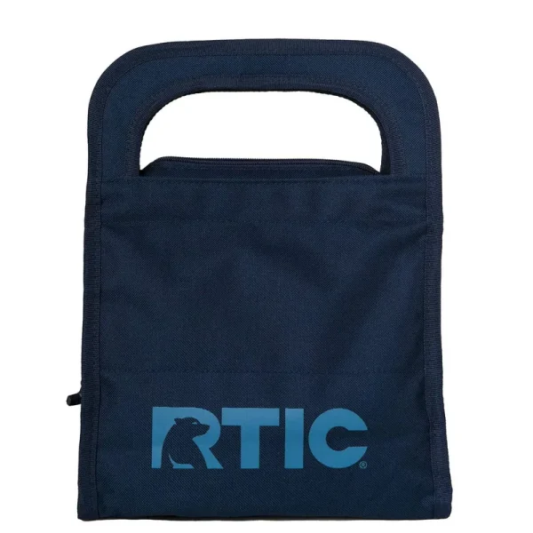 RTIC Ice Lunch Bag, Freezable for Women and Men, Reusable Durable Fabric, Food Safe BPA Free Gel, Cooler Lunch Bags for on Th