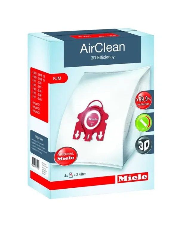 Miele Airclean FJM Dustbag, White