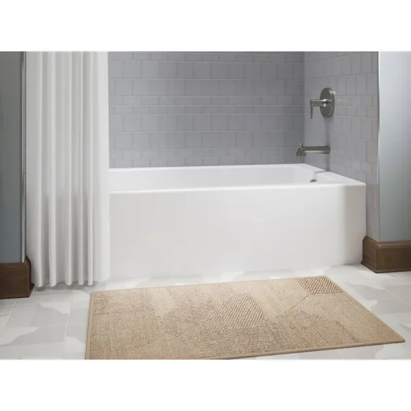 Entity K-26109-RA-0 White 60" x 30" Alcove Bath Right Drain