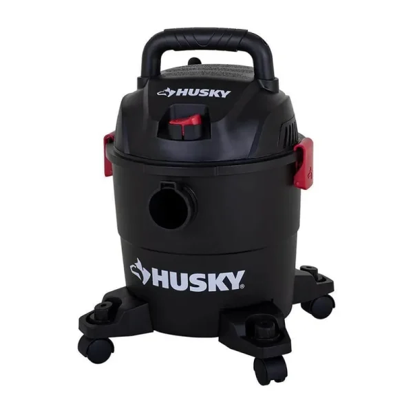 Husky 4 gal. Poly Wet/Dry VAC with Filter, Hose, and Accessories, Blacks